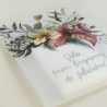 detalle paquete de pañuelos para lágrimas de felicidad. Detalle para bodas silvestres. elaborado con papel vegetal