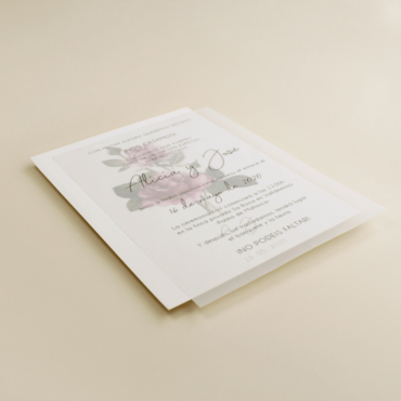 invitacion de boda con veladura de papel vegetal. invitacion de papel vegetal. invitacion de boda Estambull III