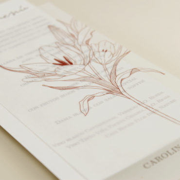 detalle minuta de boda praga II y agradecimiento con veladura en papel vegetal